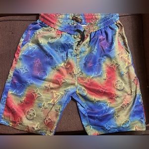 Louis Vuitton Mens Monochrome Shorts
